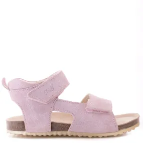 (2508A-3/2509A-3) Emel  pink shiny velcro sandals