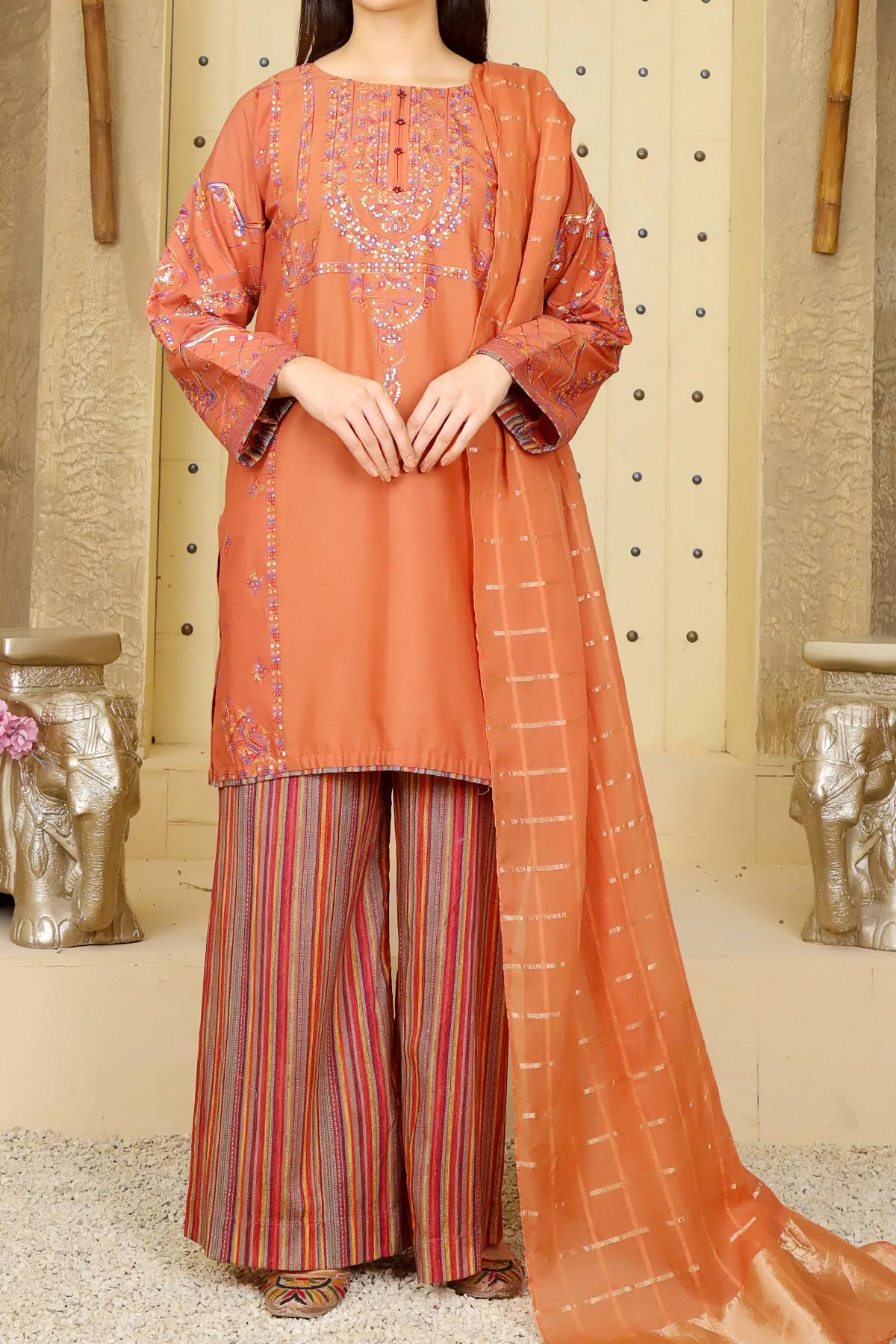 3 PIECE DIGITAL PRINT LAWN| DPC-204