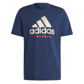 adidas Men's Arsenal 2023/24 DNA Tee Navy/Gold