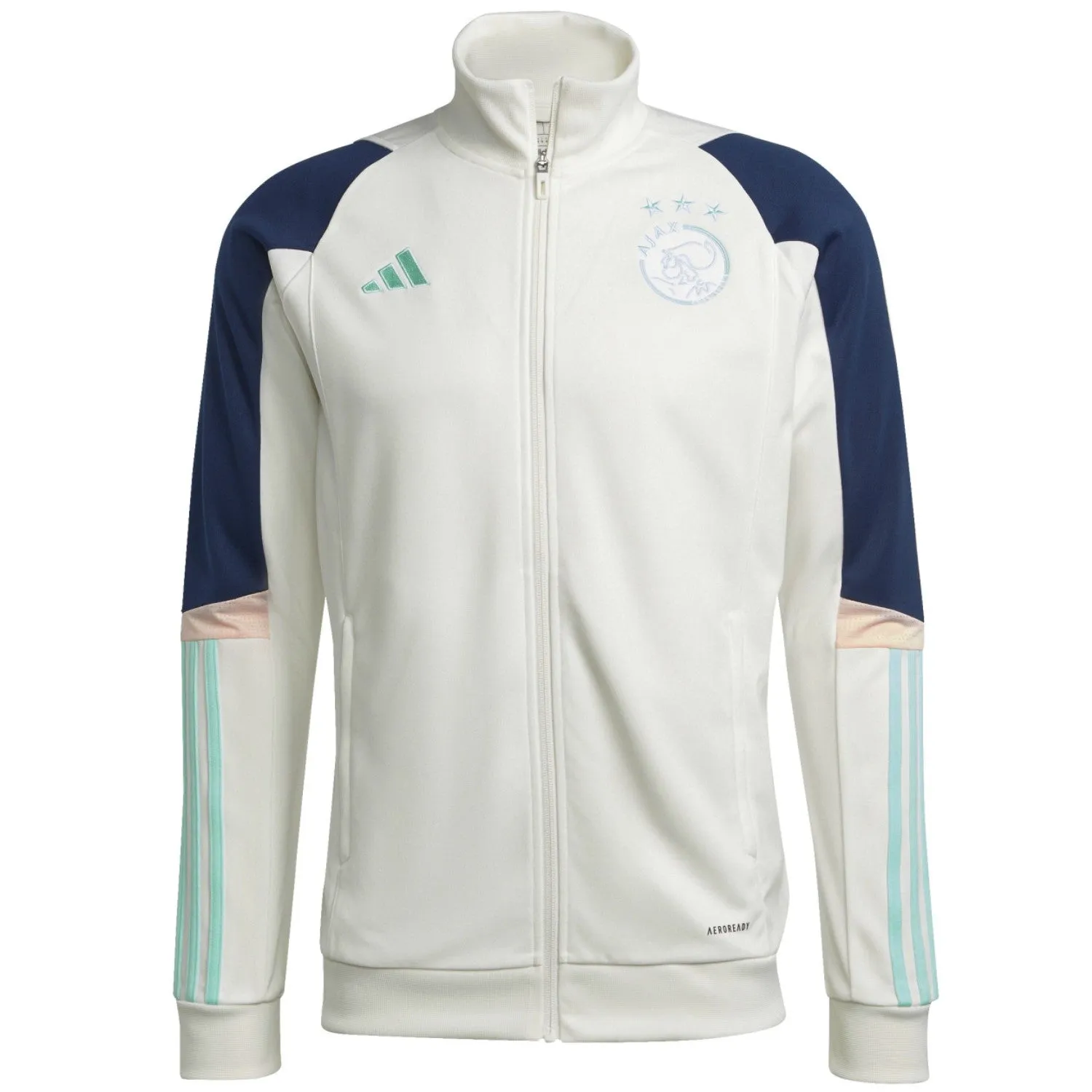 Ajax Amsterdam training bench Soccer tracksuit 2023/24 - Adidas