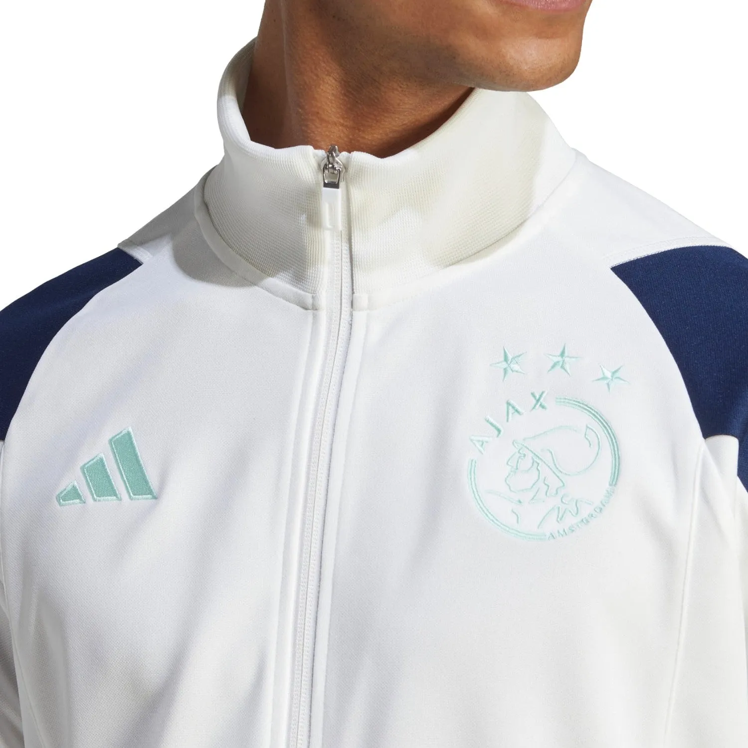 Ajax Amsterdam training bench Soccer tracksuit 2023/24 - Adidas