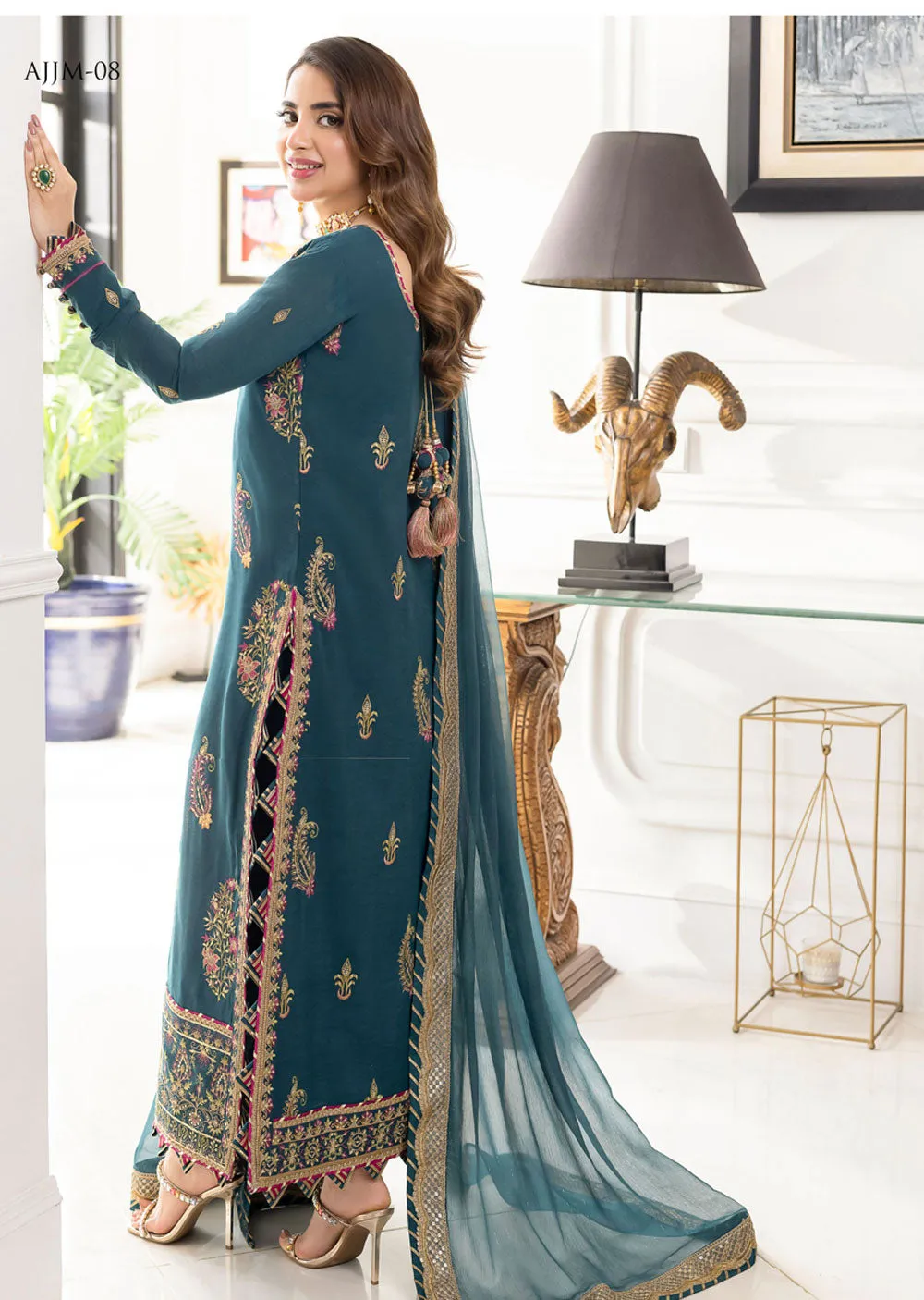 AJJM-08 Unstitched Jhilmil by Asim Jofa