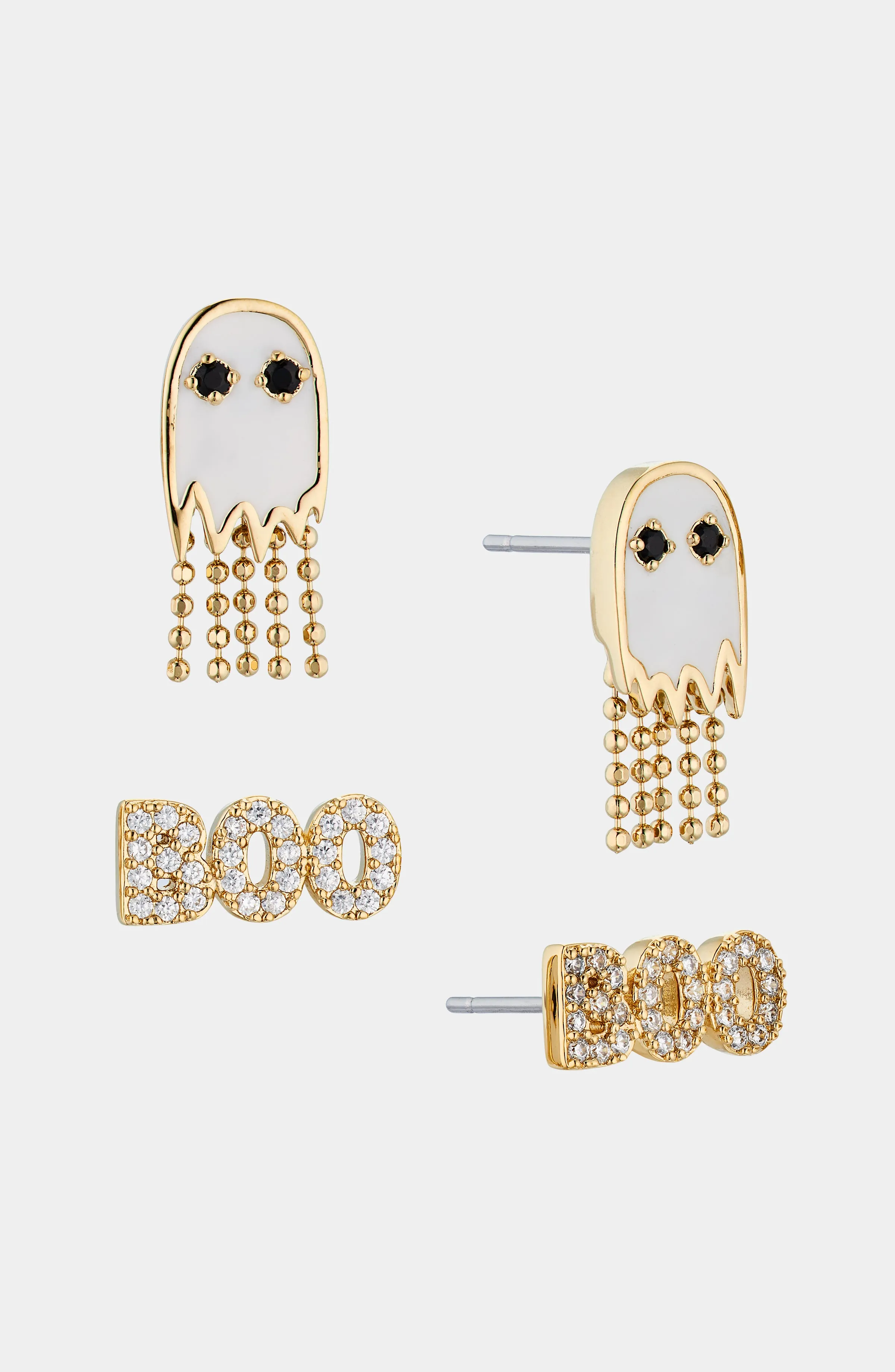 AJOA SPOOKY GHOST SET OF EARRINGS