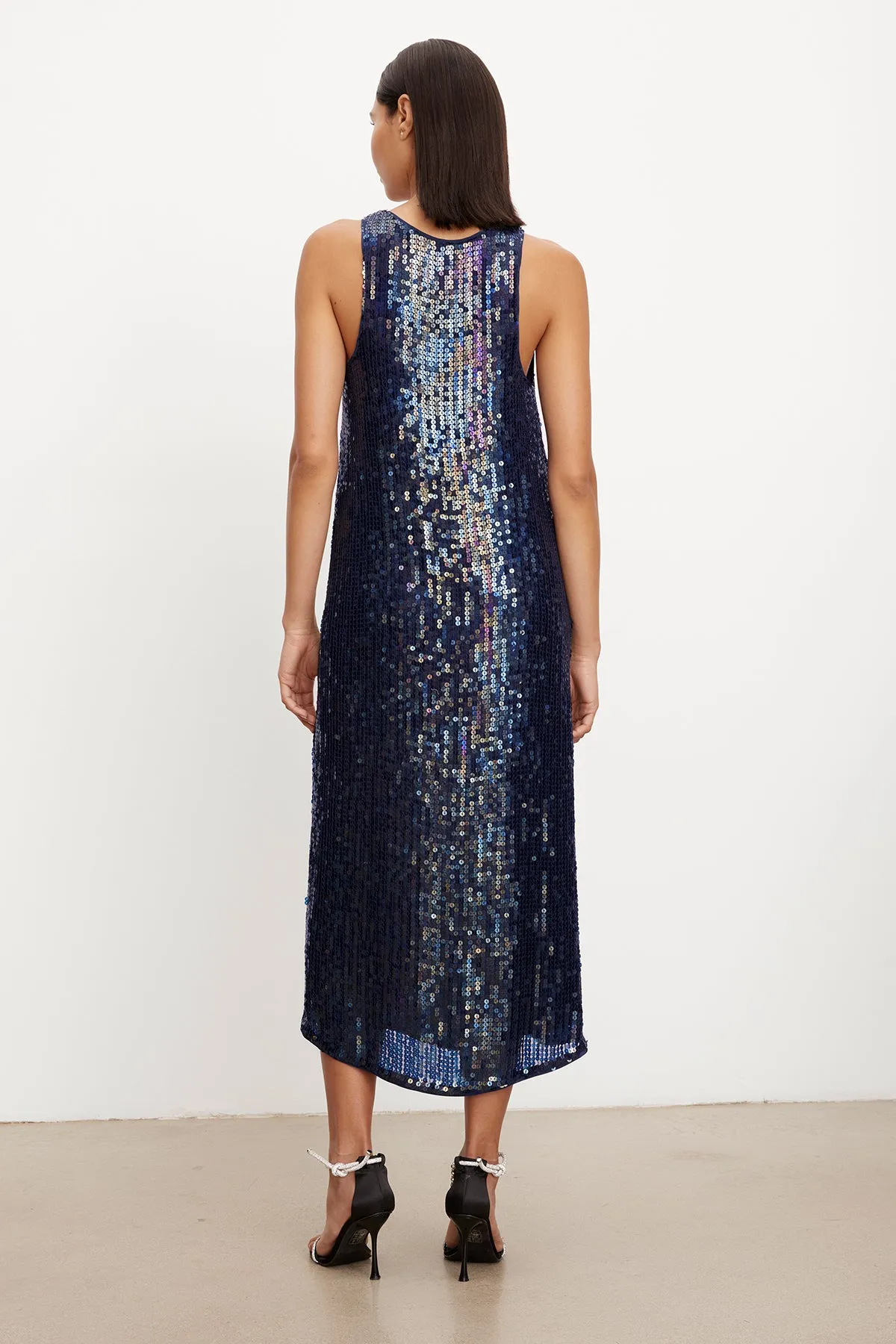 ALENA SEQUIN TANK DRESS