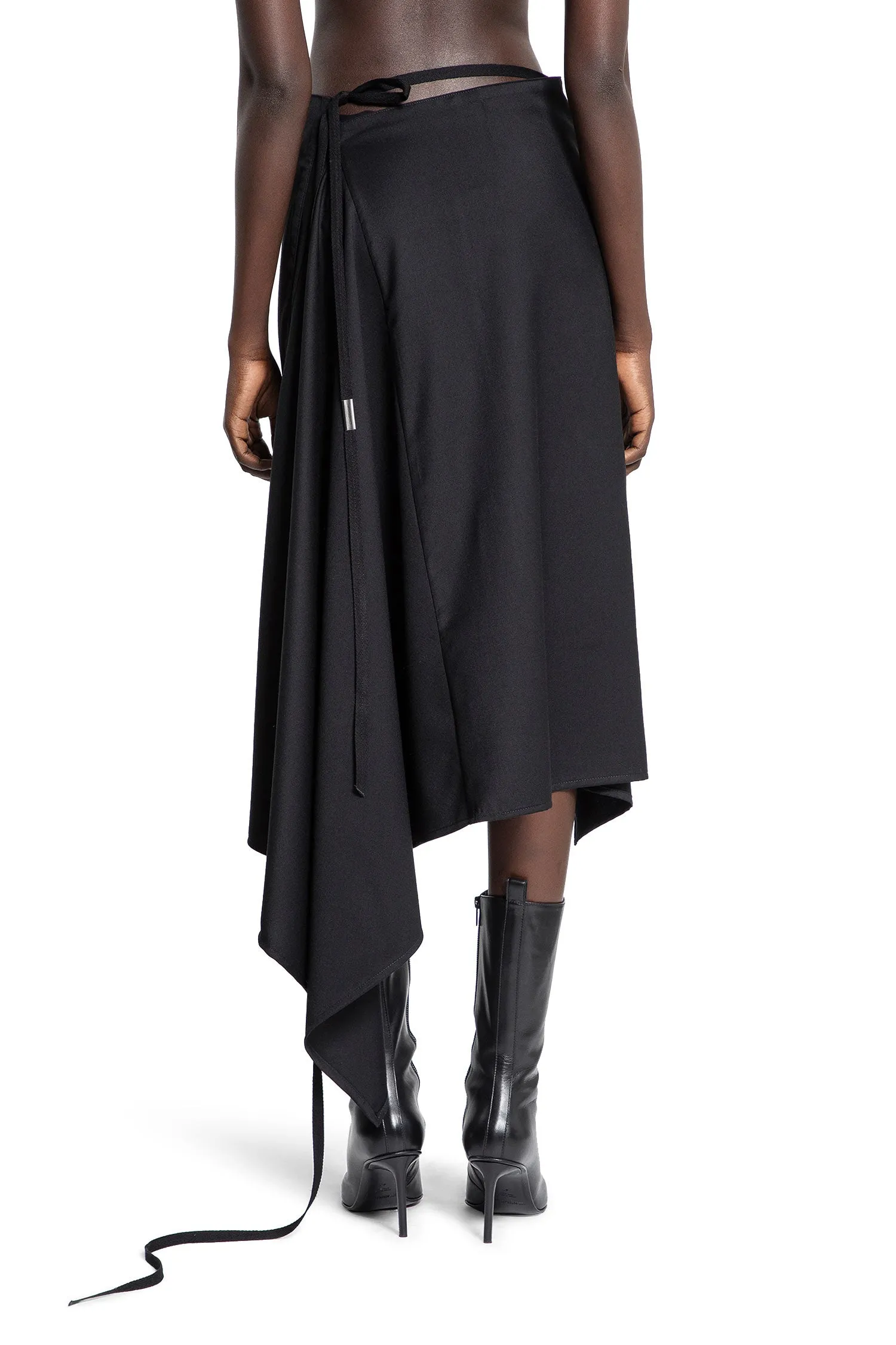 ANN DEMEULEMEESTER WOMAN BLACK SKIRTS