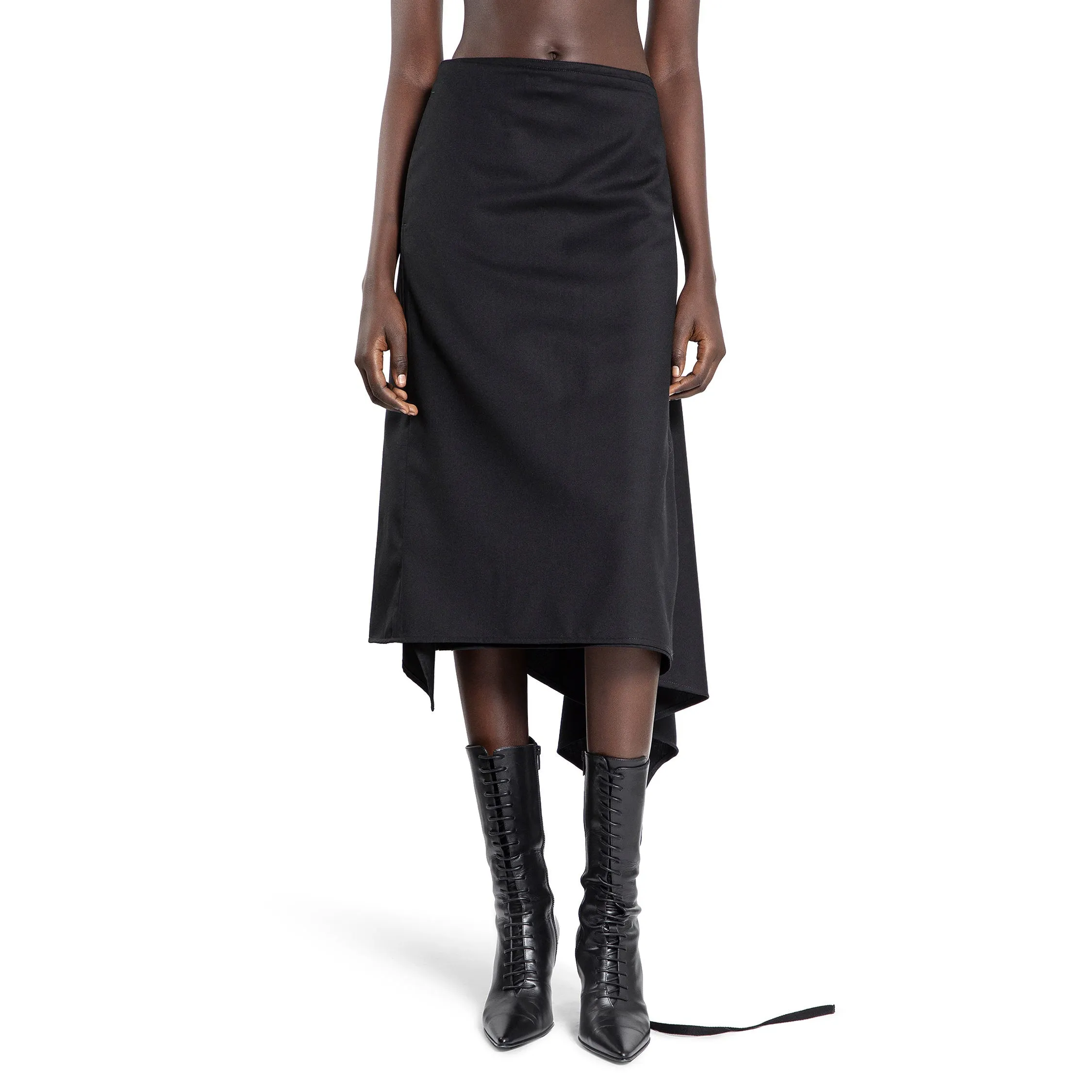 ANN DEMEULEMEESTER WOMAN BLACK SKIRTS