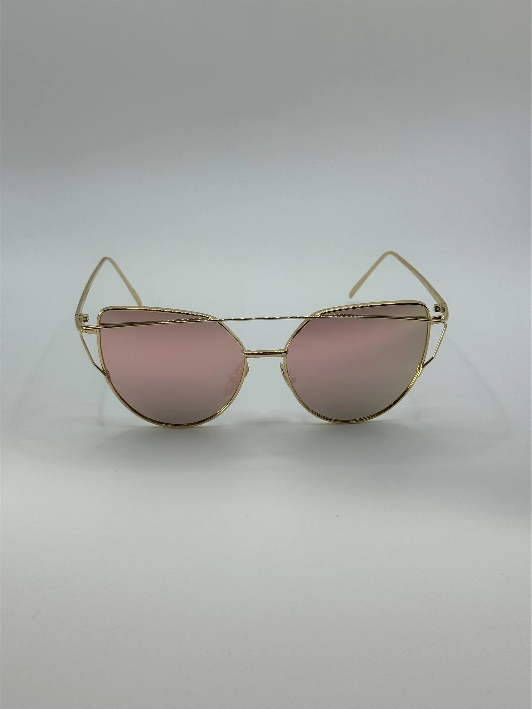 Annie Gold/Mirror tint Sunglasses