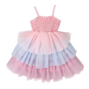 ANNIKA Layered Tulle Dress