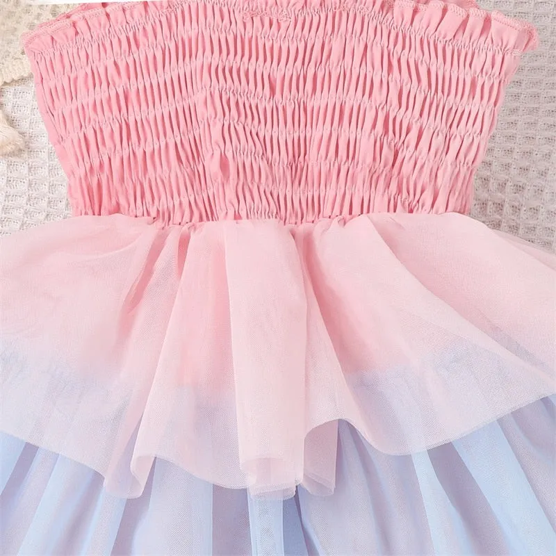 ANNIKA Layered Tulle Dress