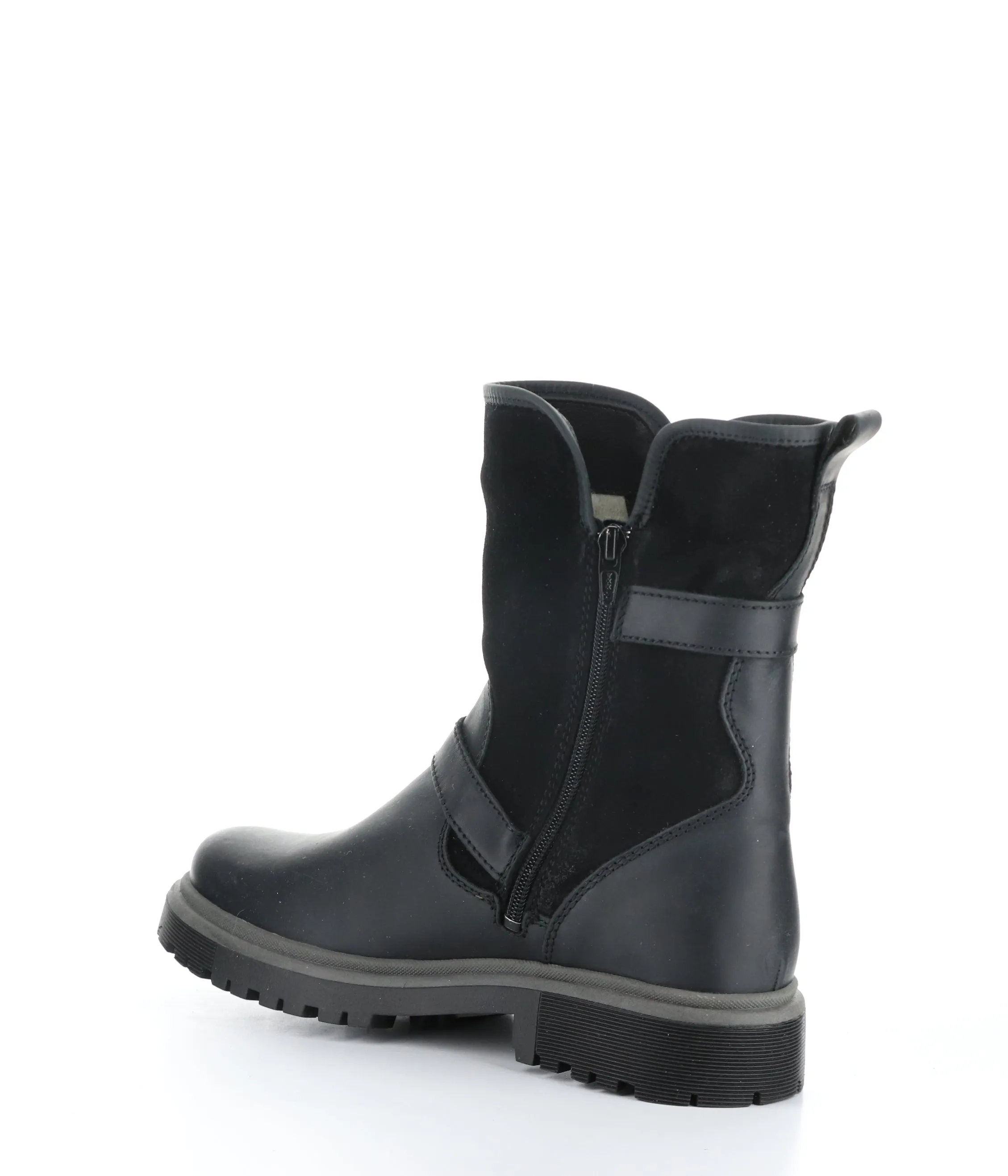 ANOVA BLACK Round Toe Boots