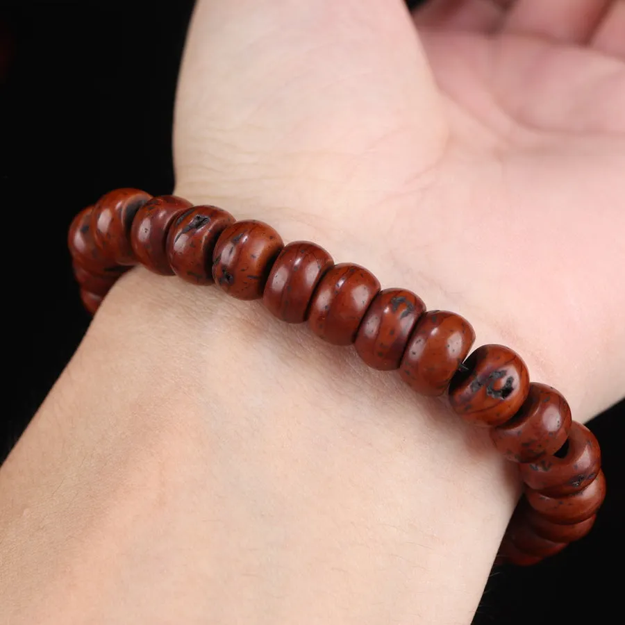 Antique Tibetan Red Bodhi Beads Mala