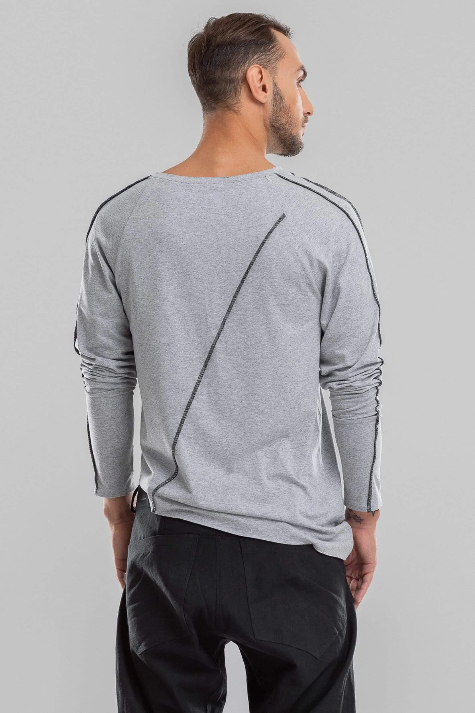 Asymmetric Long Sleeve T-shirt