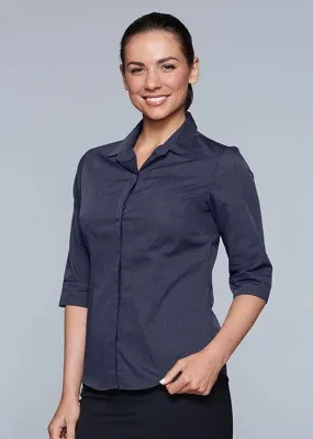 Aussie Pacific Ladies 3/4 Sleeve Shirt 2902T