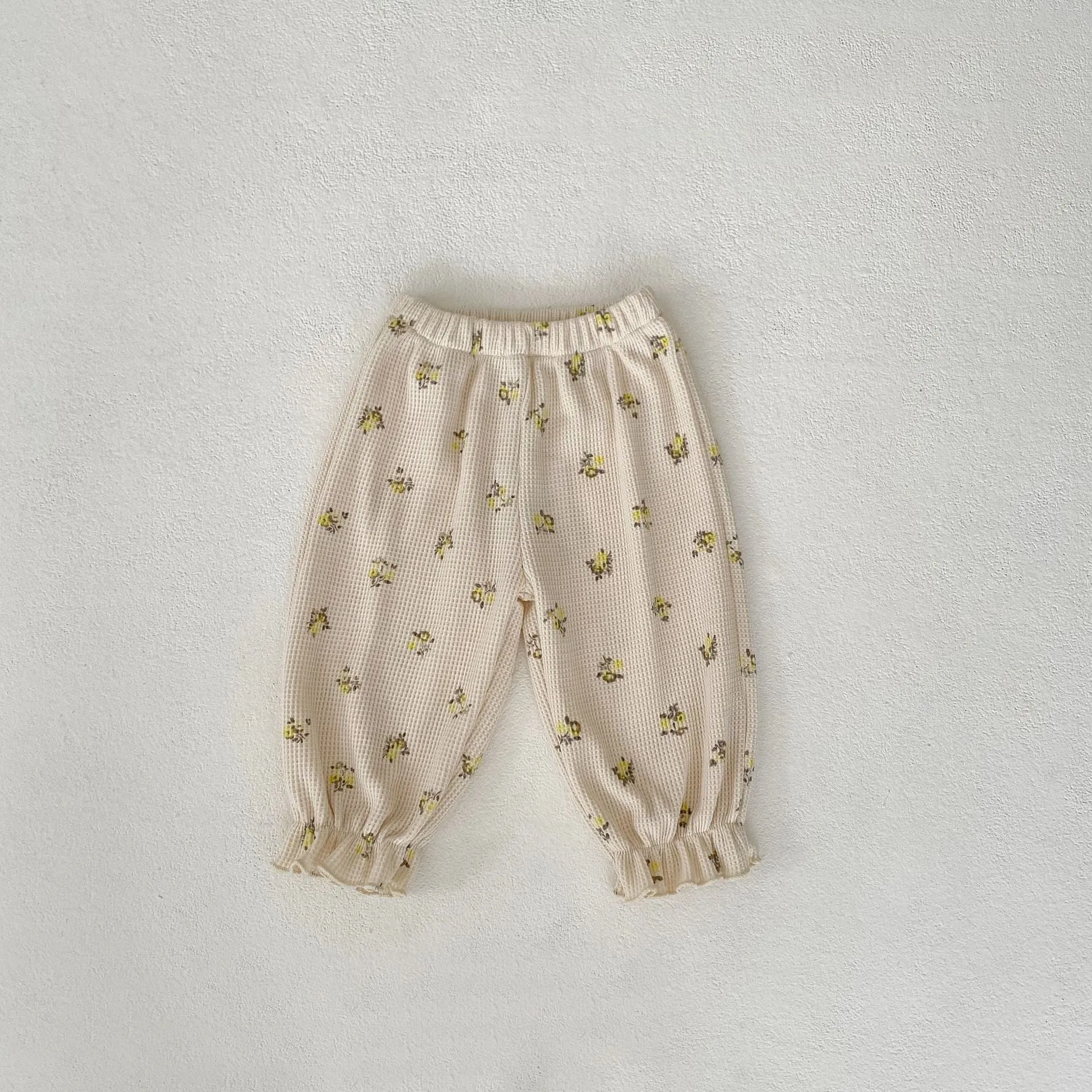 Baby Kid Girls Flower Print Pants Wholesale 24011191