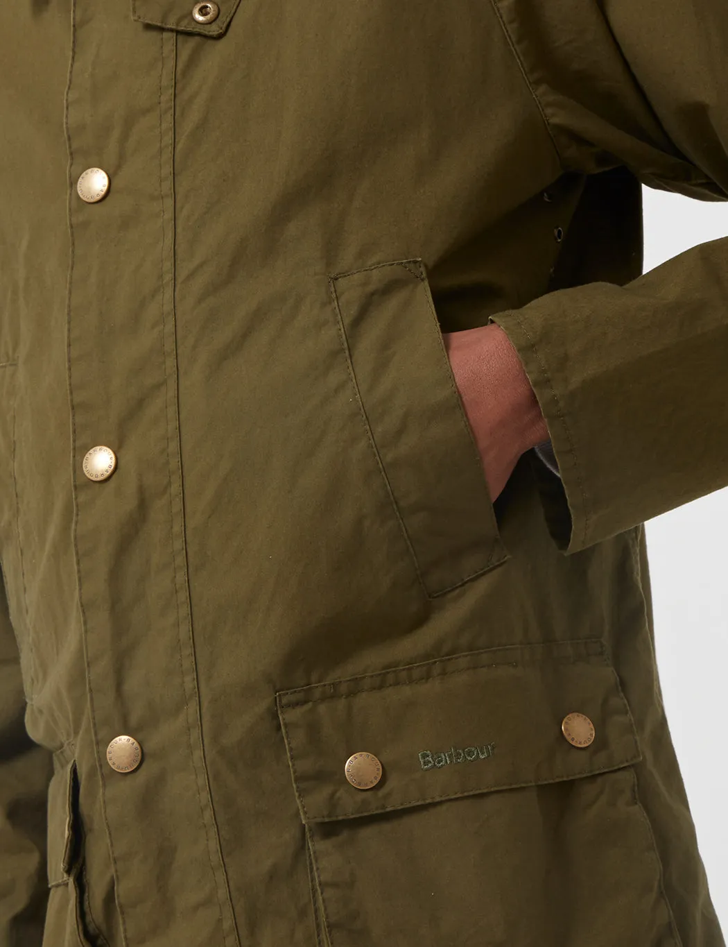 Barbour Washed Bedale (sl) Jacket - Green