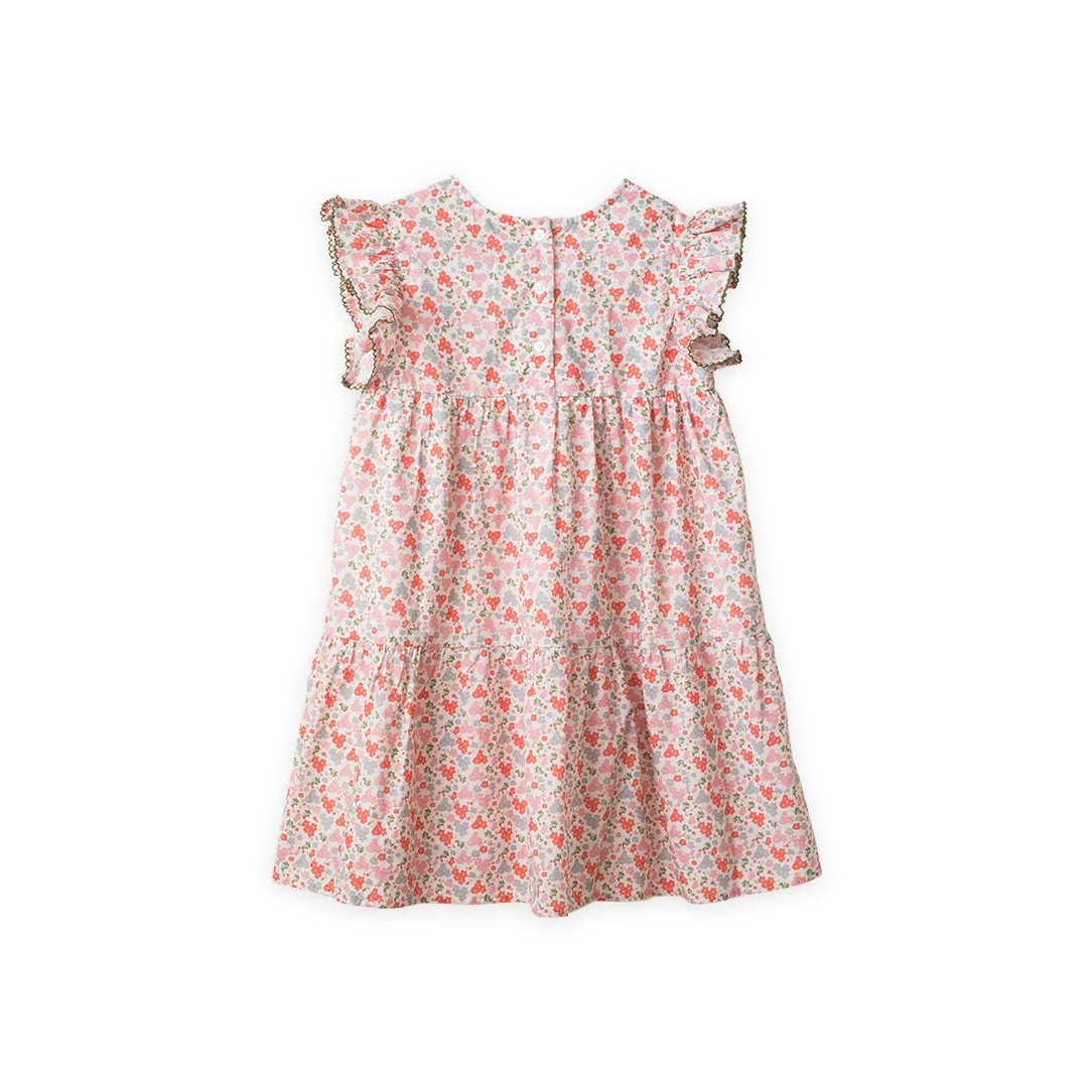 Beet World Sara Dress, Clover Field