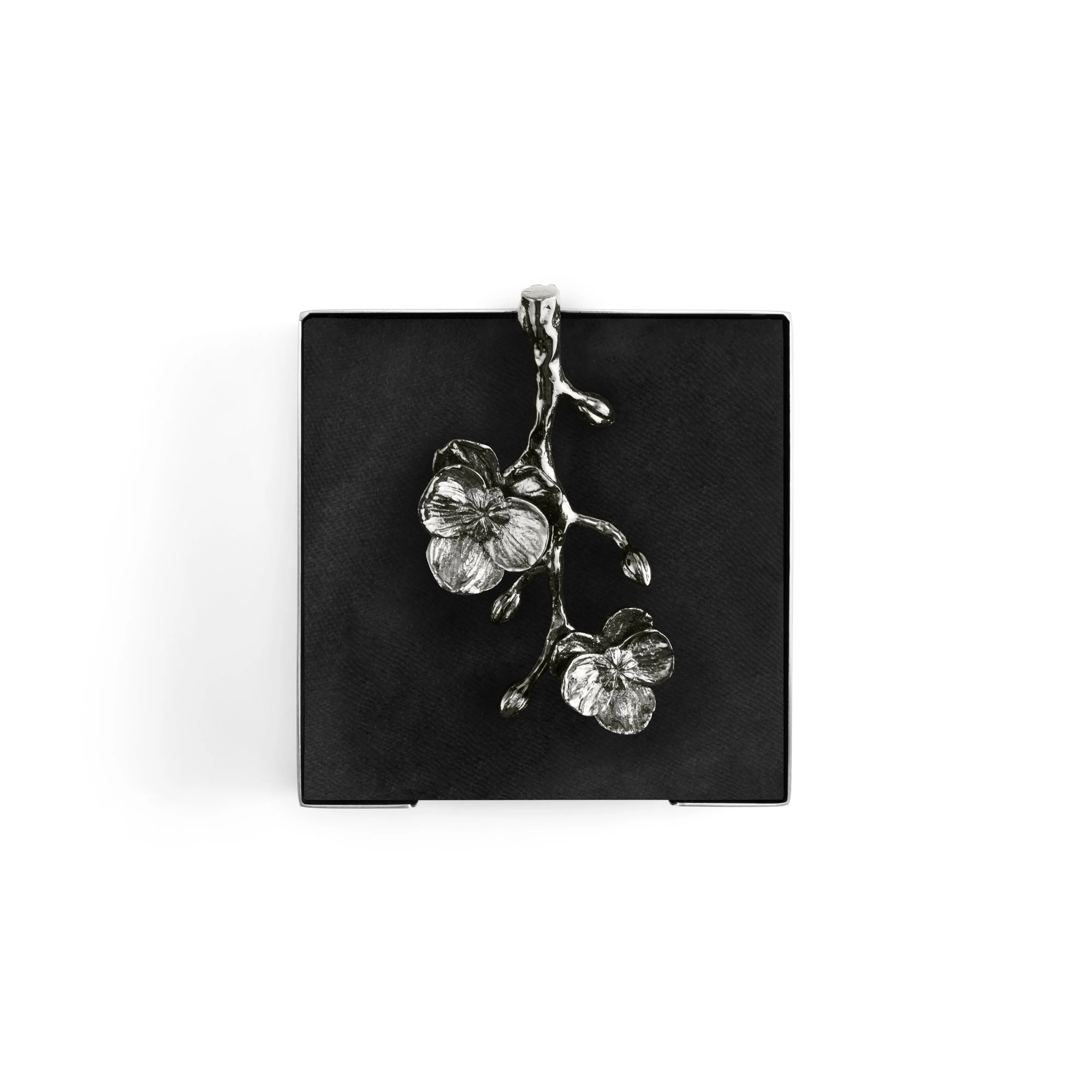 Black Orchid Napkin Holder