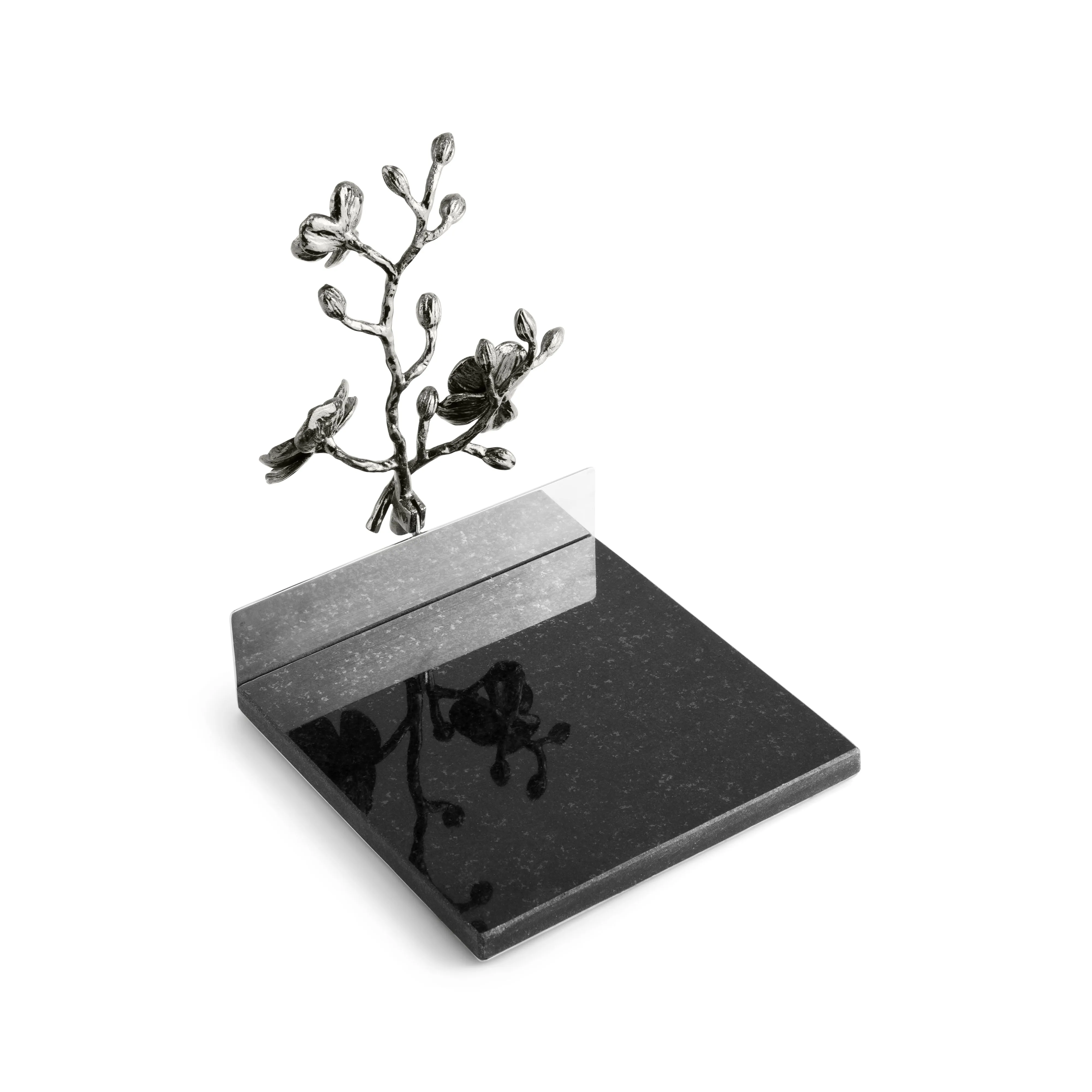 Black Orchid Napkin Holder