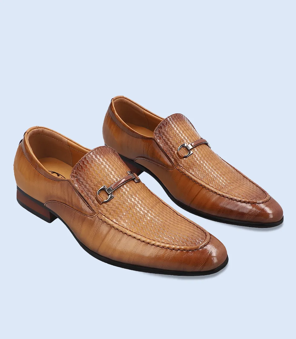 BM4162-BROWN-Men Formal Slip-on's