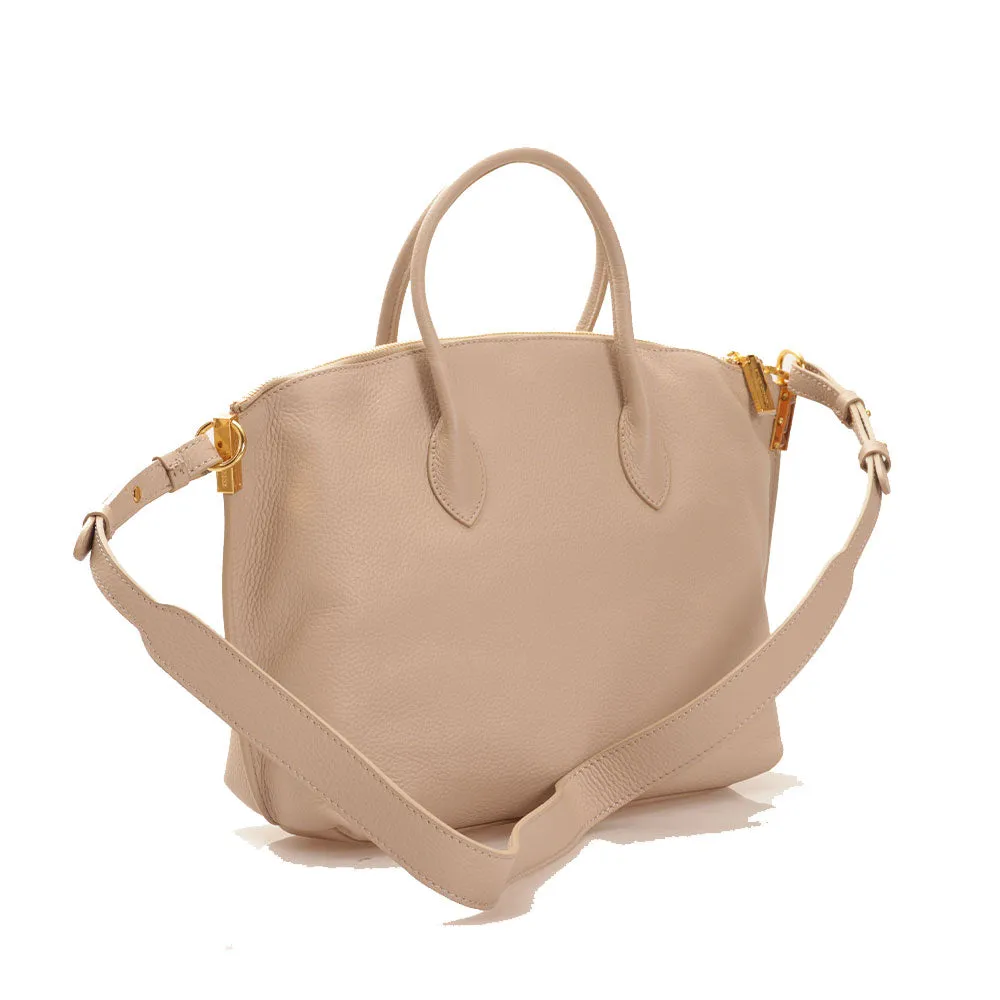 Borsa Donna a Mano con Tracolla COCCINELLE in Pelle linea Estelle Medium colore Powder Pink