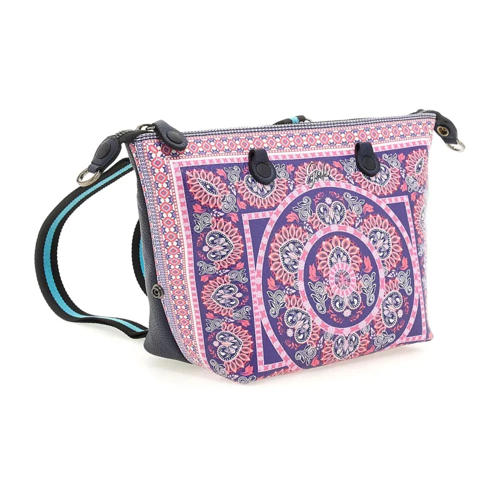 Borsa Donna a Mano con Tracolla GABS G3 PLUS Holiday in Pelle stampa Mandala Media