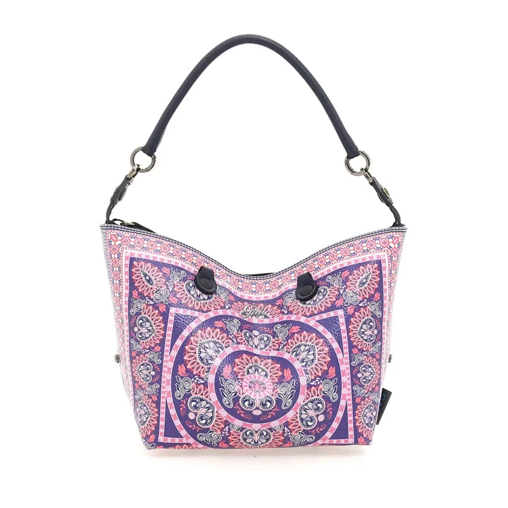 Borsa Donna a Mano con Tracolla GABS G3 PLUS Holiday in Pelle stampa Mandala Media