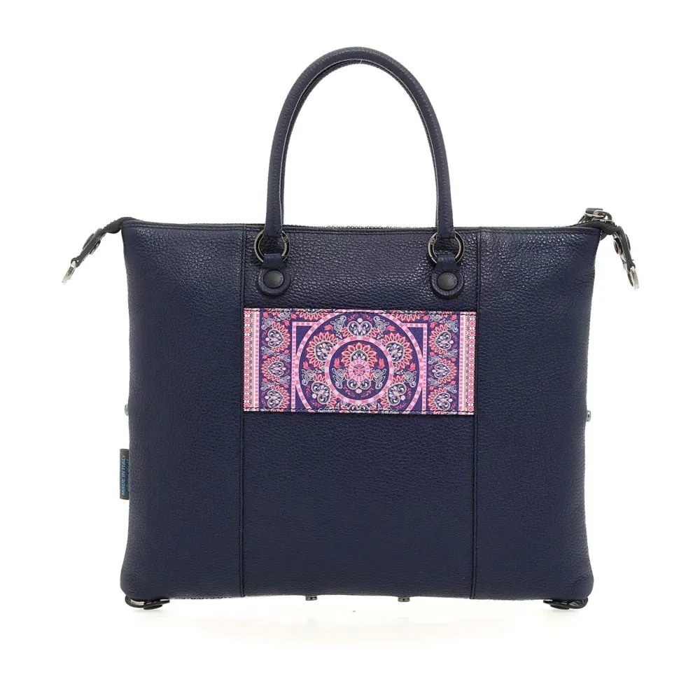 Borsa Donna a Mano con Tracolla GABS G3 PLUS Holiday in Pelle stampa Mandala Media