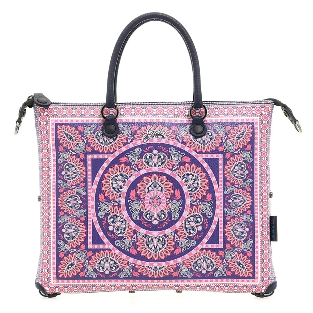 Borsa Donna a Mano con Tracolla GABS G3 PLUS Holiday in Pelle stampa Mandala Media