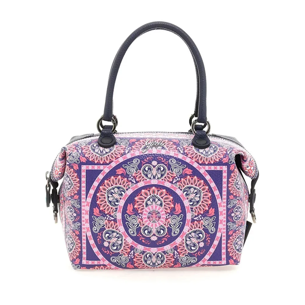 Borsa Donna a Mano con Tracolla GABS G3 PLUS Holiday in Pelle stampa Mandala Media