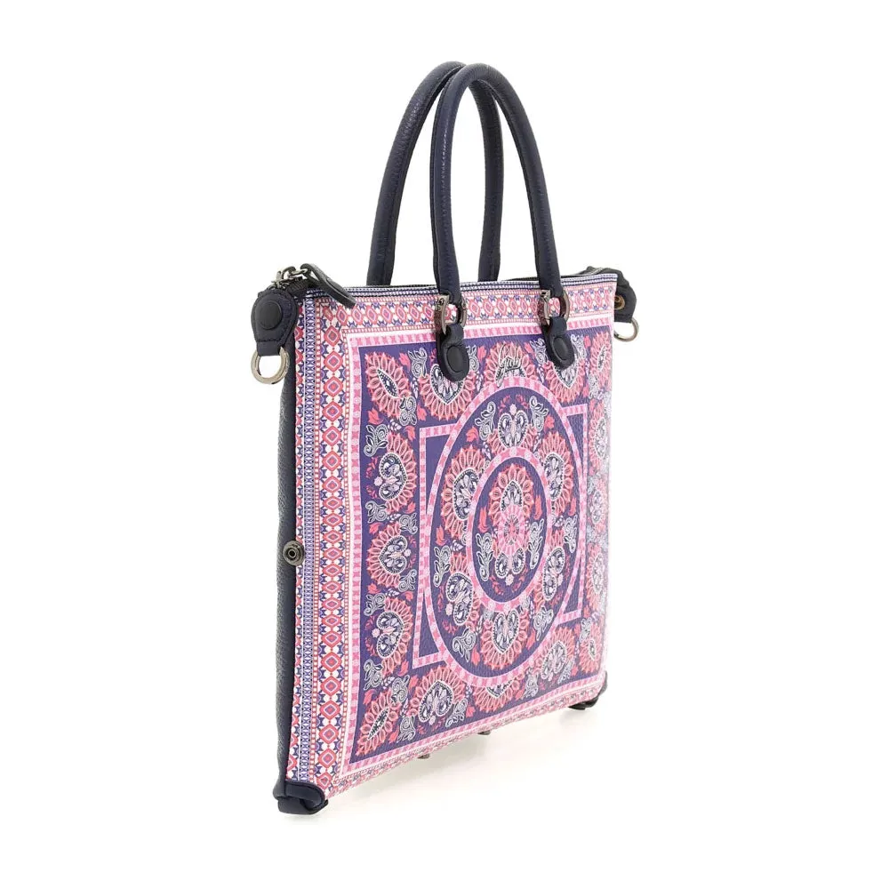 Borsa Donna a Mano con Tracolla GABS G3 PLUS Holiday in Pelle stampa Mandala Media