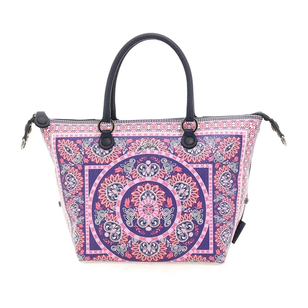 Borsa Donna a Mano con Tracolla GABS G3 PLUS Holiday in Pelle stampa Mandala Media