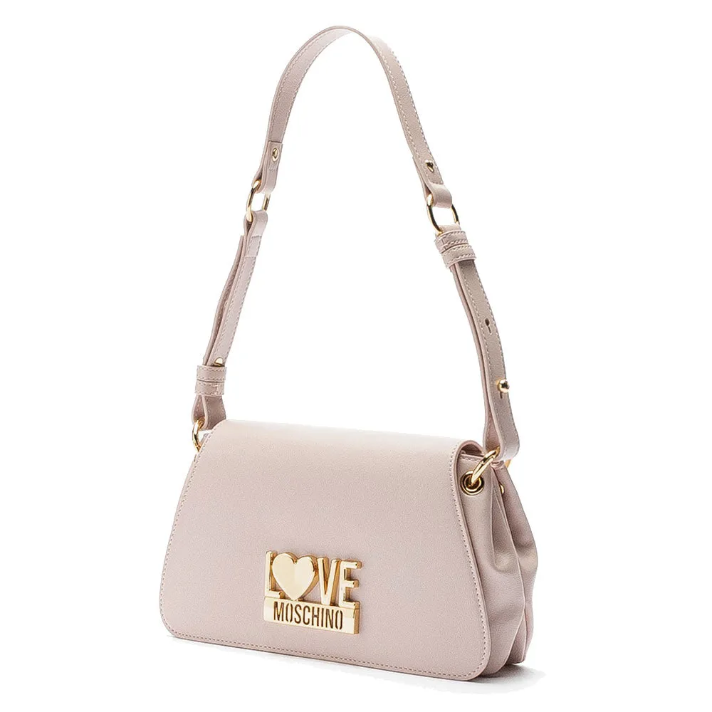 Borsa Donna a Spalla LOVE MOSCHINO linea Wanderlust color Cipria JC4027