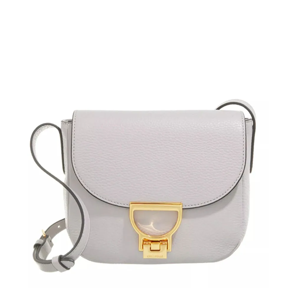 Borsa Donna a Tracolla COCCINELLE in Pelle Linea Arlettis colore Light Grey