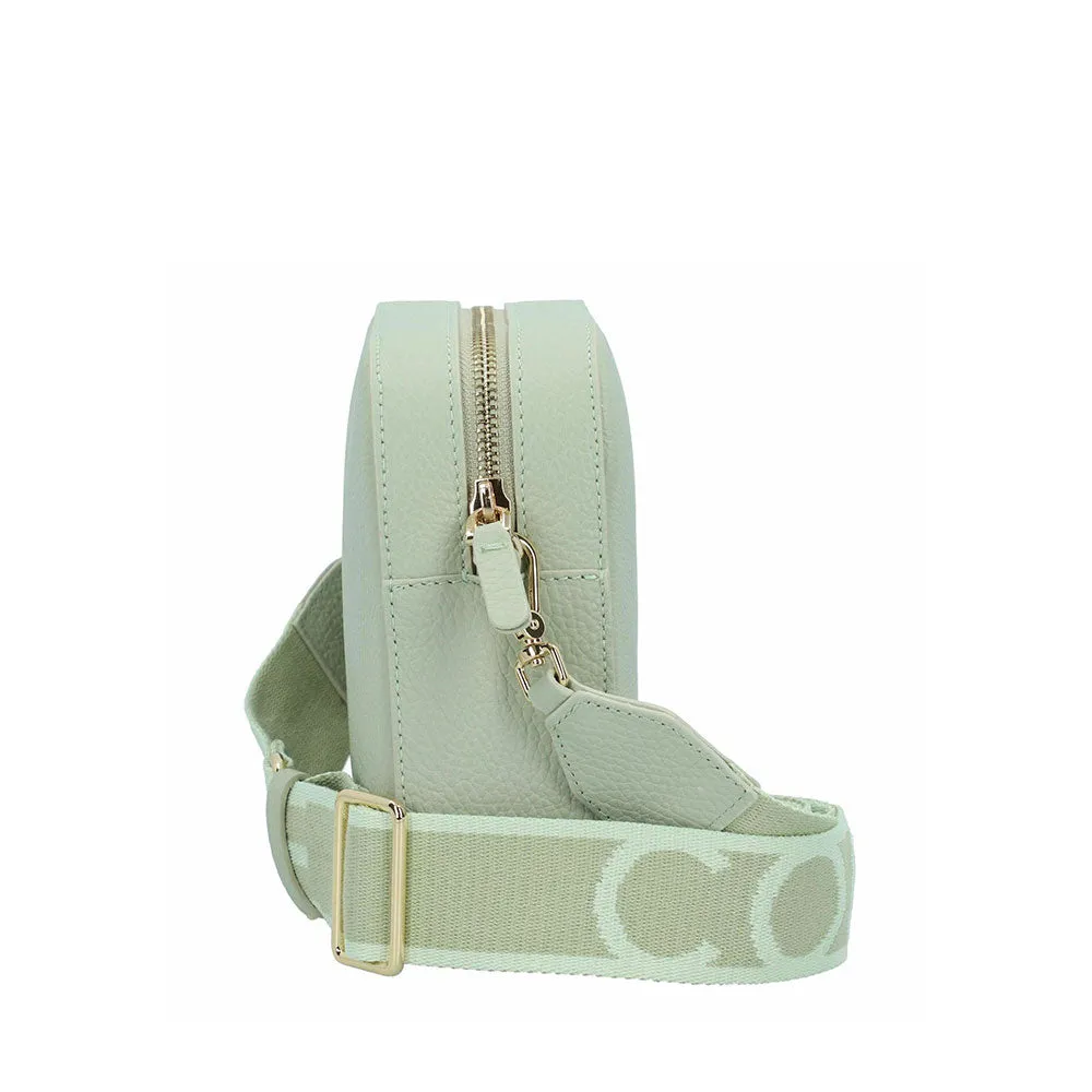 Borsa Donna a Tracolla COCCINELLE Linea Tebe Colore Celadon Green