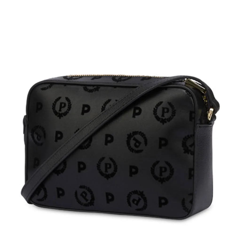 Borsa Donna a Tracolla POLLINI Linea Heritage Flock Nero