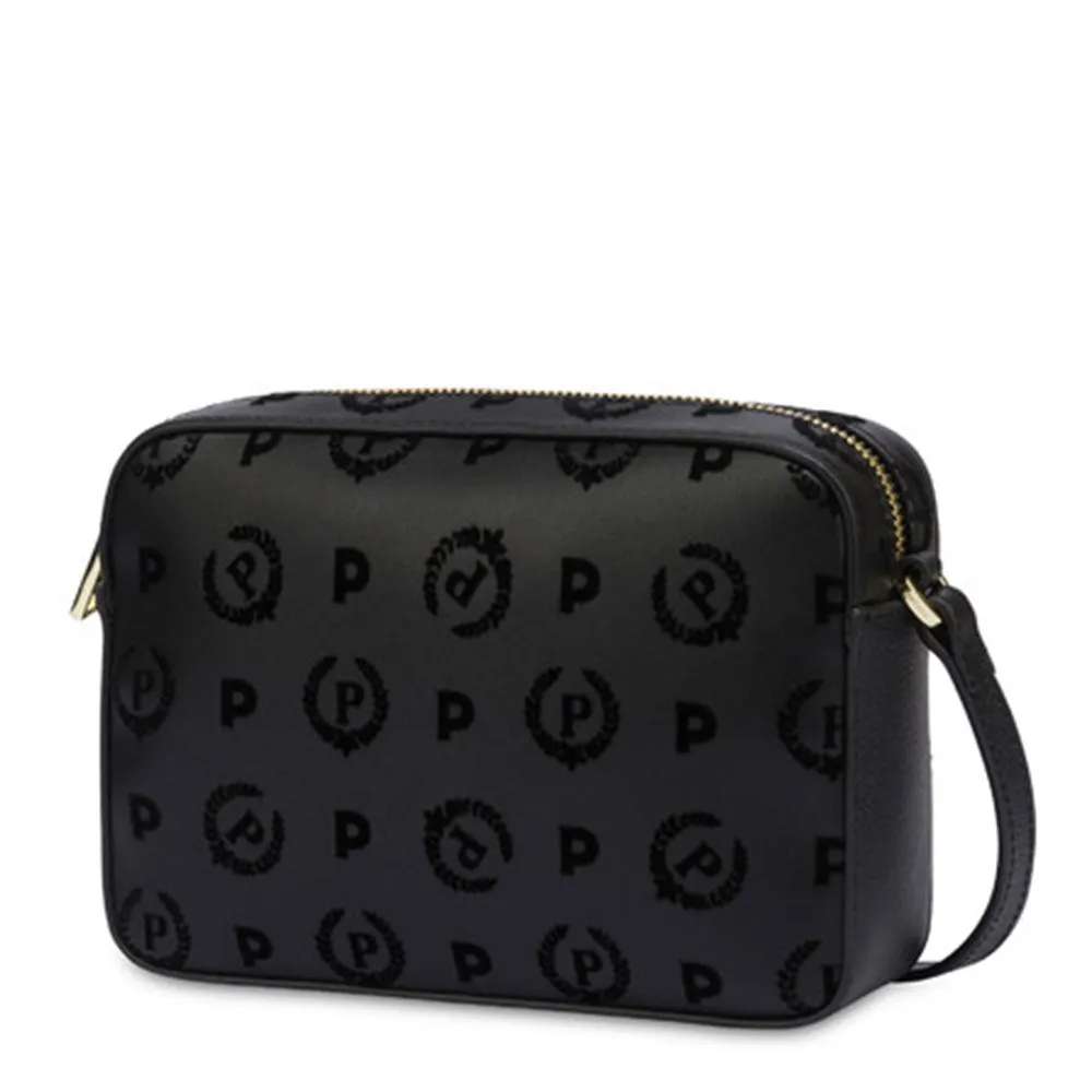 Borsa Donna a Tracolla POLLINI Linea Heritage Flock Nero