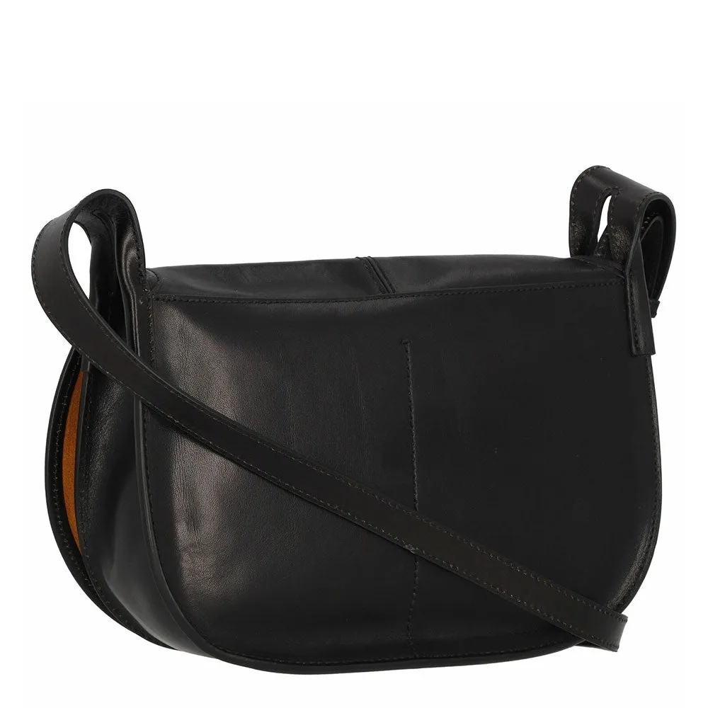 Borsa Donna con Pattina a Tracolla THE BRIDGE linea Claudia in Pelle Nera