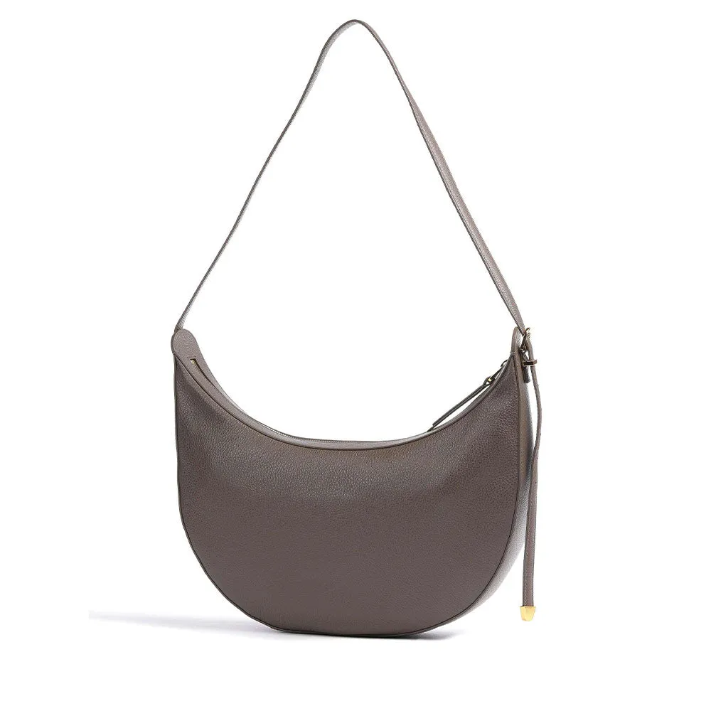 Borsa Donna Hobo a Spalla COCCINELLE in Pelle Linea Gleen Large Colore Coffee