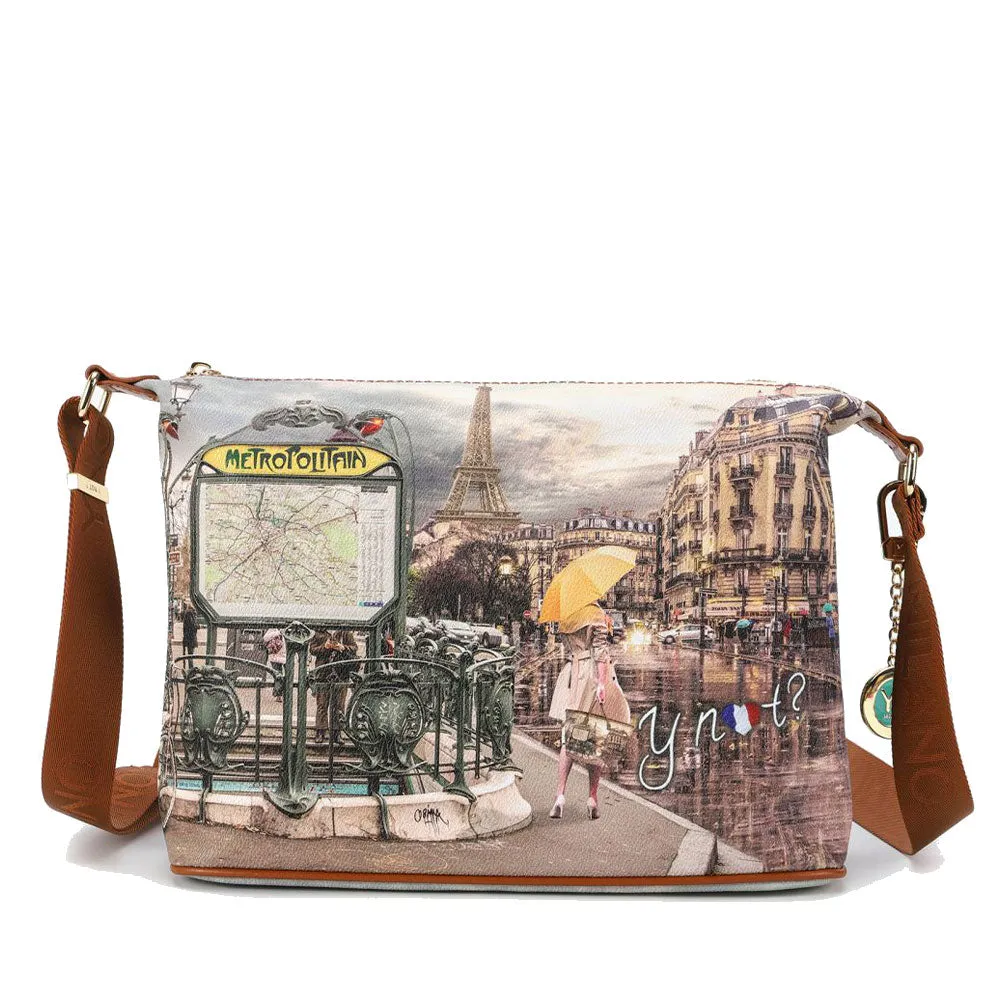 Borsa Donna Y NOT Hobo Easy Large a Tracolla YES-607 Metrò Paris