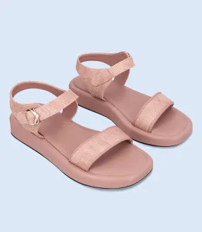 BW7348-TEA PINK-Women Comfort Sandal