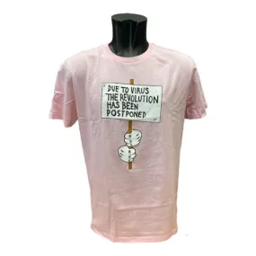 C1RCA Revolution men's short sleeve t-shirt MTS139 pink 