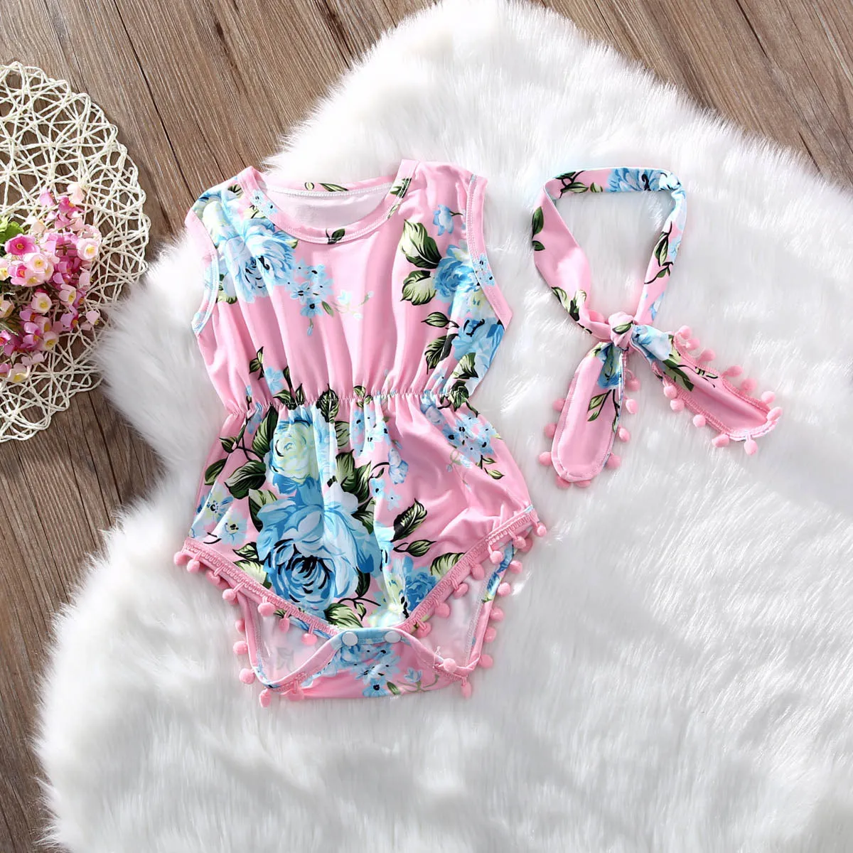 CARLY Romper with Headband