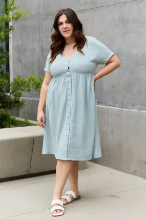 Charming Beach Midi Dress for Wedding Guests by Sweet Lovely By Jen