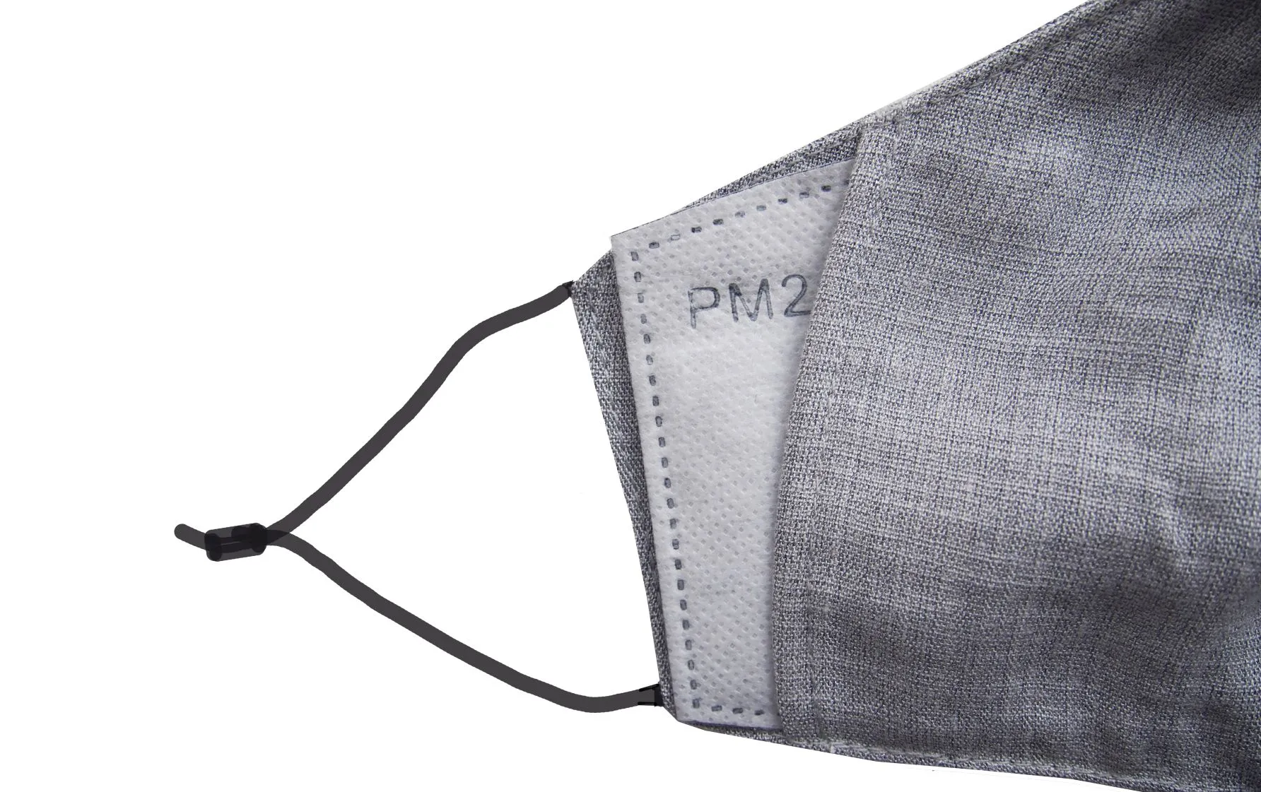 Children - Fridaze 100% Linen Face Mask incl. one PM 2.5 Filter - Pebble