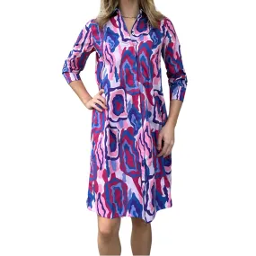 Clara Dress -Magenta/Midnight Dress