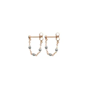 Classic Gigi Silver earrings, Rose Gold