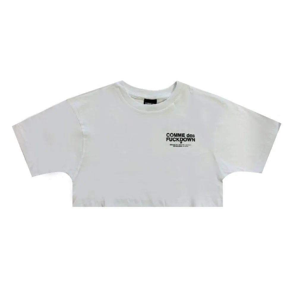 Comme Des Fuckdown Crop T-Shirt Donna