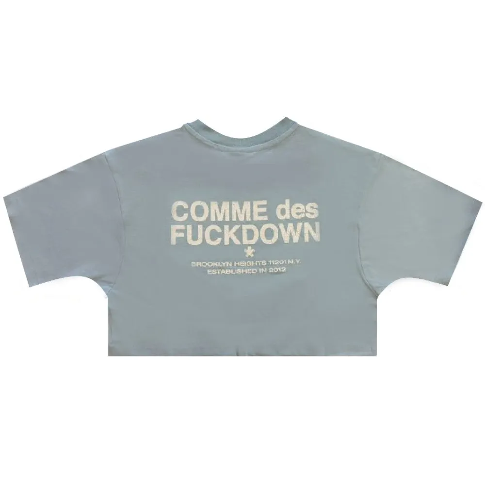 Comme Des Fuckdown Crop T-Shirt Donna