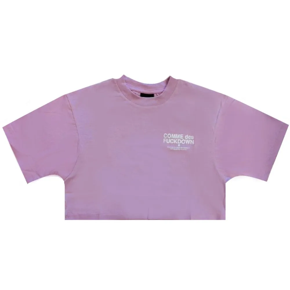 Comme Des Fuckdown Crop T-Shirt Donna