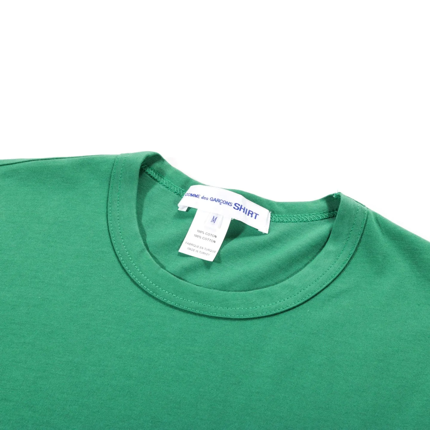 COMME DES GARCONS SHIRT T015 LONG SLEEVE T-SHIRT GREEN